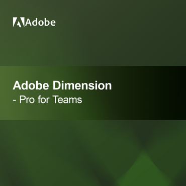 Adobe Dimension - Pro dla zespołów