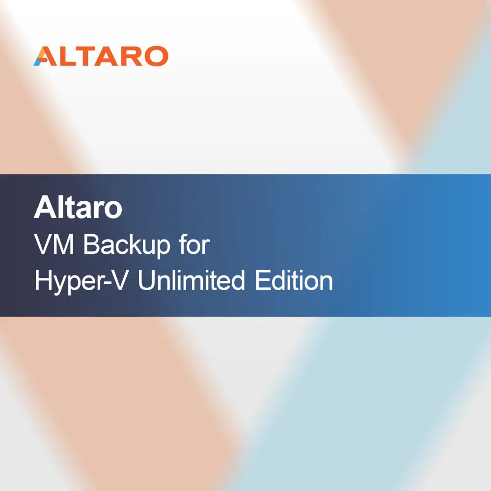 Altaro VM Backup dla Hyper-V Wersja Nieograniczona