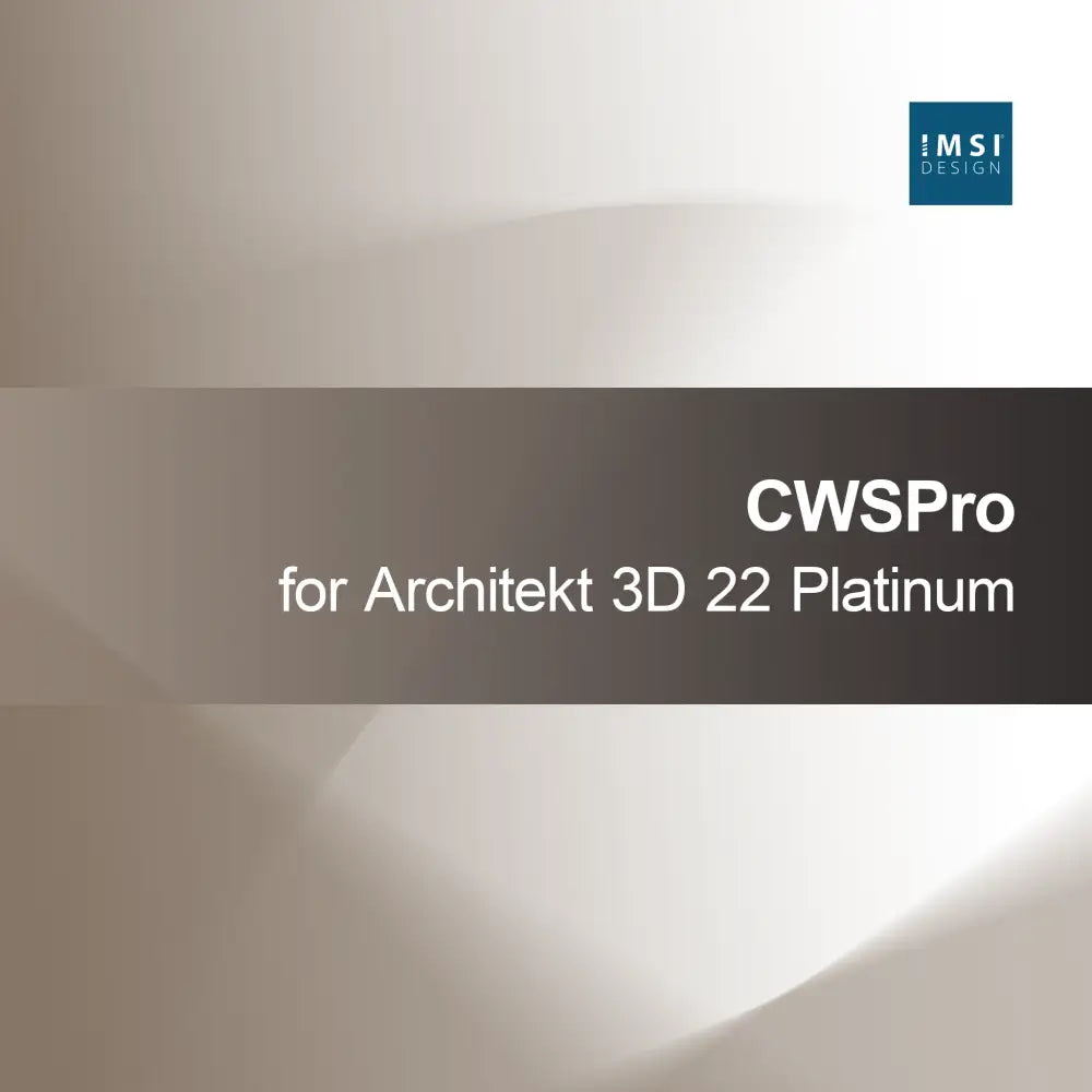 CWSPro dla Architekt 3D 22 Platinum