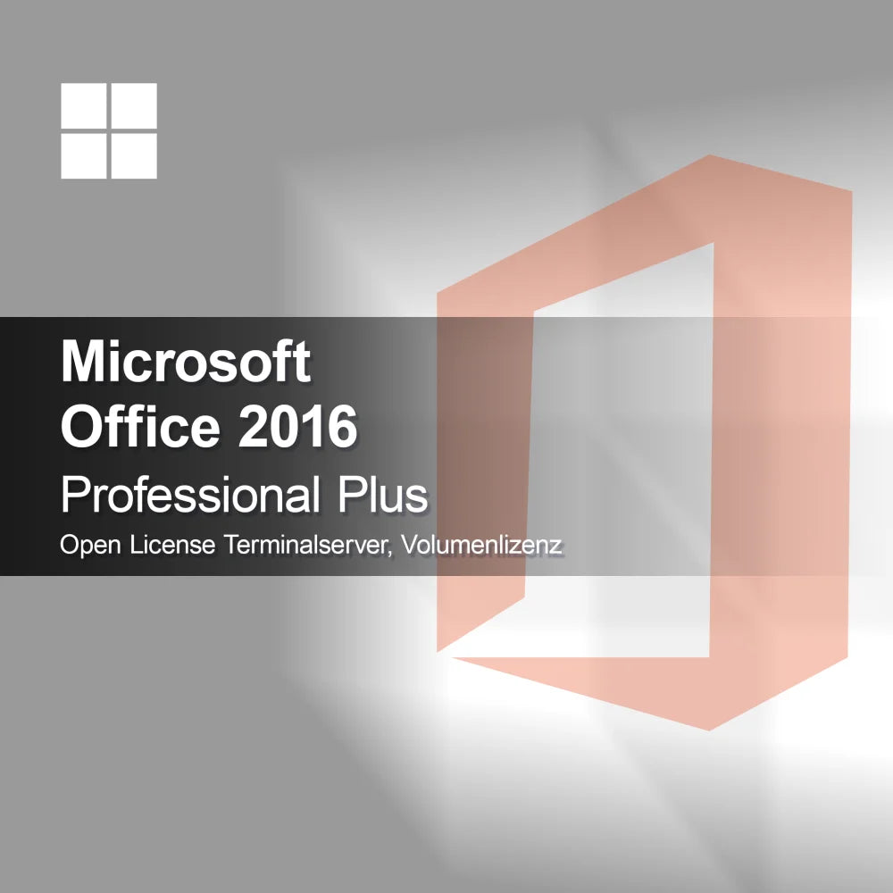 Microsoft Office 2016 Professional Plus Open License Terminalserver, licencja zbiorcza