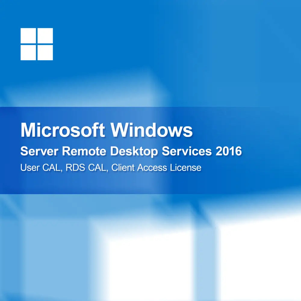Licencja dostępu klienta (CAL) użytkownika Microsoft Windows Server Remote Desktop Services 2016, RDS CAL