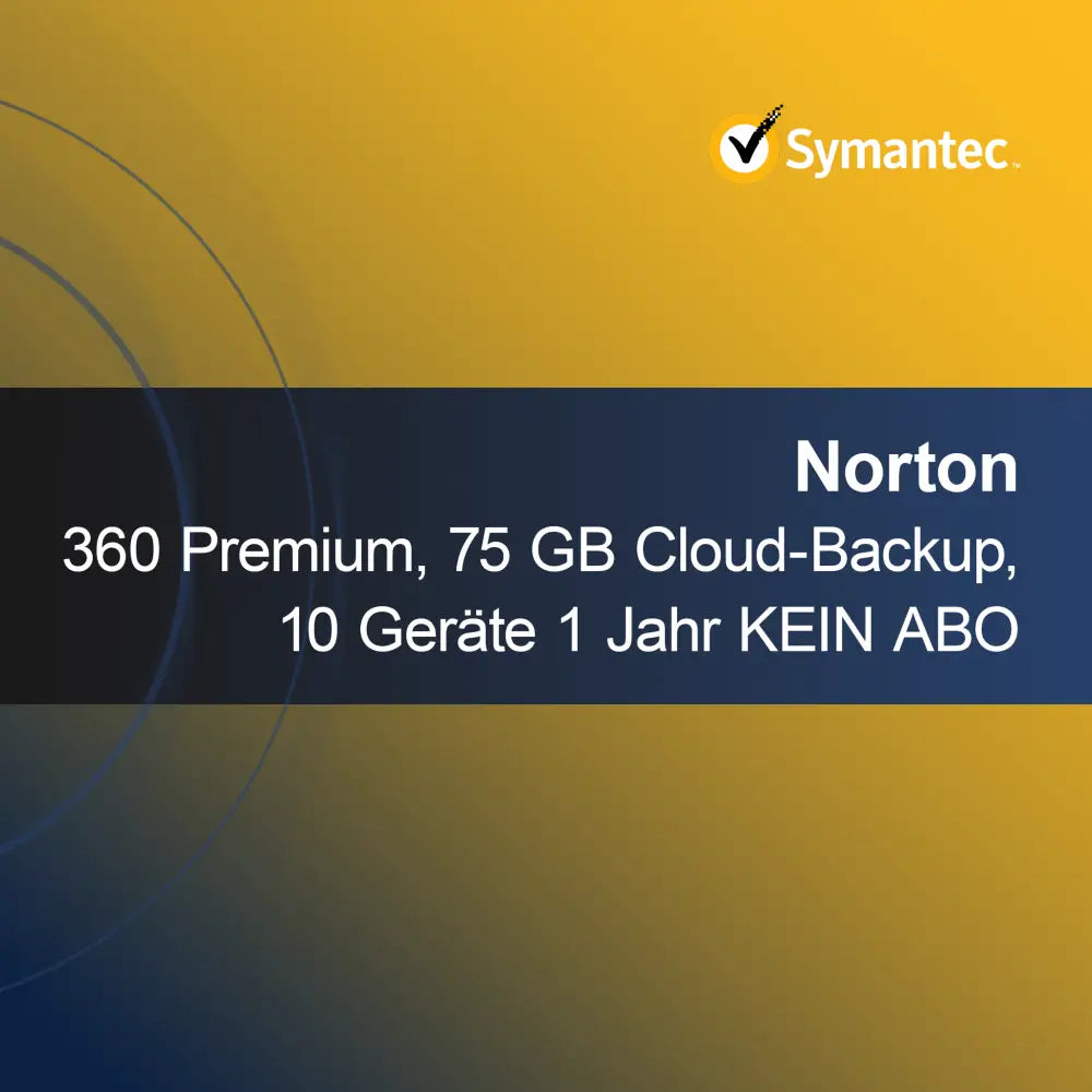 Norton 360 Premium, 75 GB kopii zapasowej w chmurze, 10 urządzeń 1 rok BEZ SUBSKRYPCJI