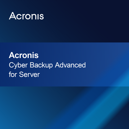Acronis Cyber Backup Advanced Virtual Host