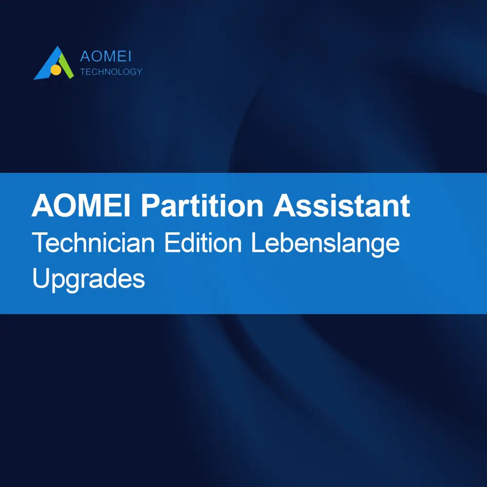 AOMEI Partition Assistant Technician Edition Dożywotnie aktualizacje