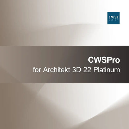 CWSPro dla Architekt 3D 22 Platinum