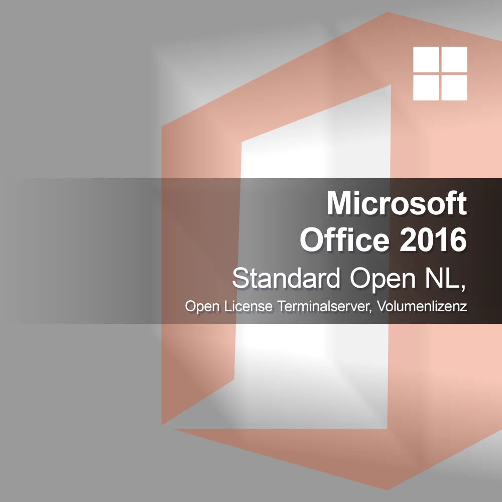 Microsoft Office 2016 Standard Open NL, Open License Terminalserver, licencja zbiorcza