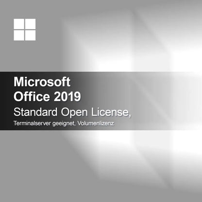 Microsoft Office 2019 Standard Open License, odpowiedni dla serwera terminali, licencja zbiorcza