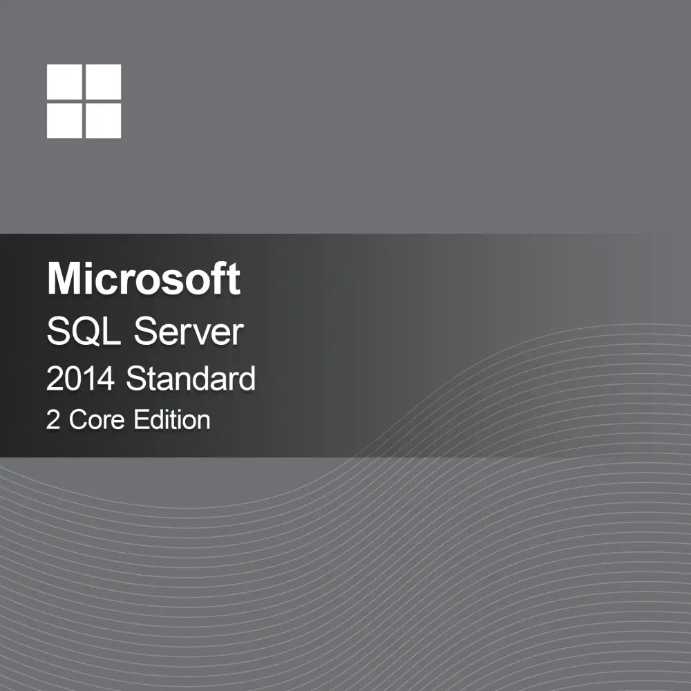 Microsoft SQL Server 2014 Standard - Edycja 2 rdzenie