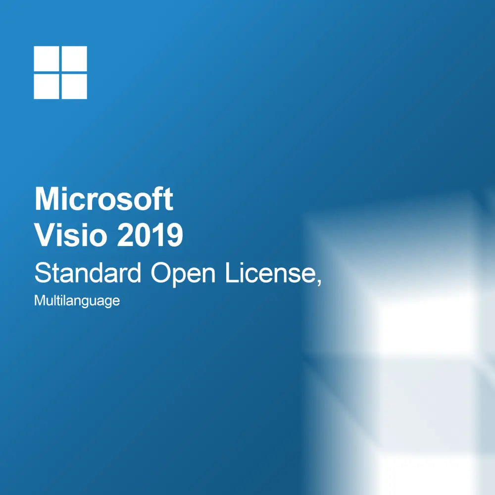 Microsoft Visio 2019 Standard, Licencja Open, Wielojęzyczny