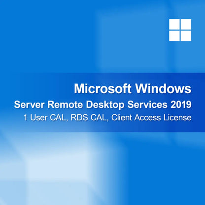 Microsoft Windows Server Remote Desktop Services 2019, 1 licencja CAL użytkownika, RDS CAL, licencja dostępu klienta