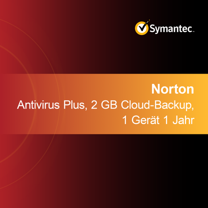 Norton Antivirus Plus, 2 GB kopii zapasowej w chmurze, 1 urządzenie 1 rok