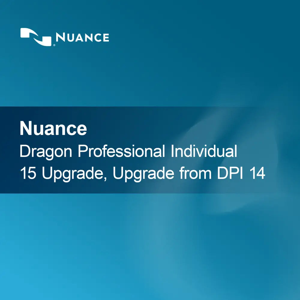 Aktualizacja Nuance Dragon Professional Individual 15, aktualizacja z DPI 14