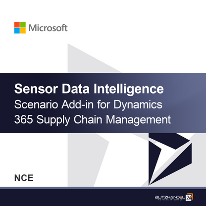 Dodatek Scenariusza Inteligencji Danych Czujników dla Dynamics 365 Supply Chain Management (NCE)