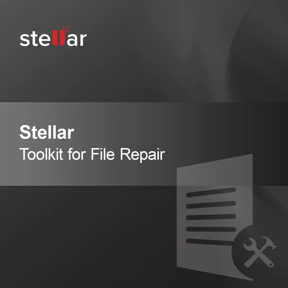 Stellar Toolkit do naprawy plików