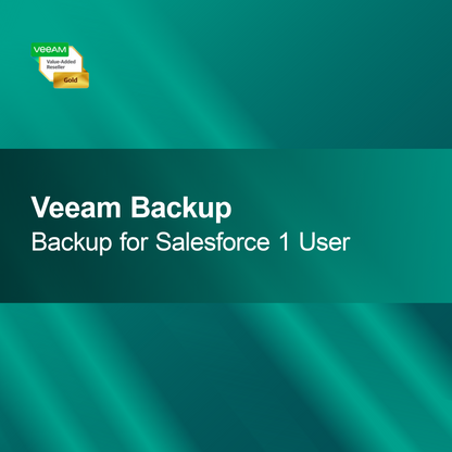 Veeam Backup for Salesforce 1 użytkownik